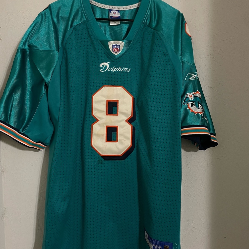 Daunte Culpepper- Reebok Blue2000s Dolphins Jersey 54 (XL)